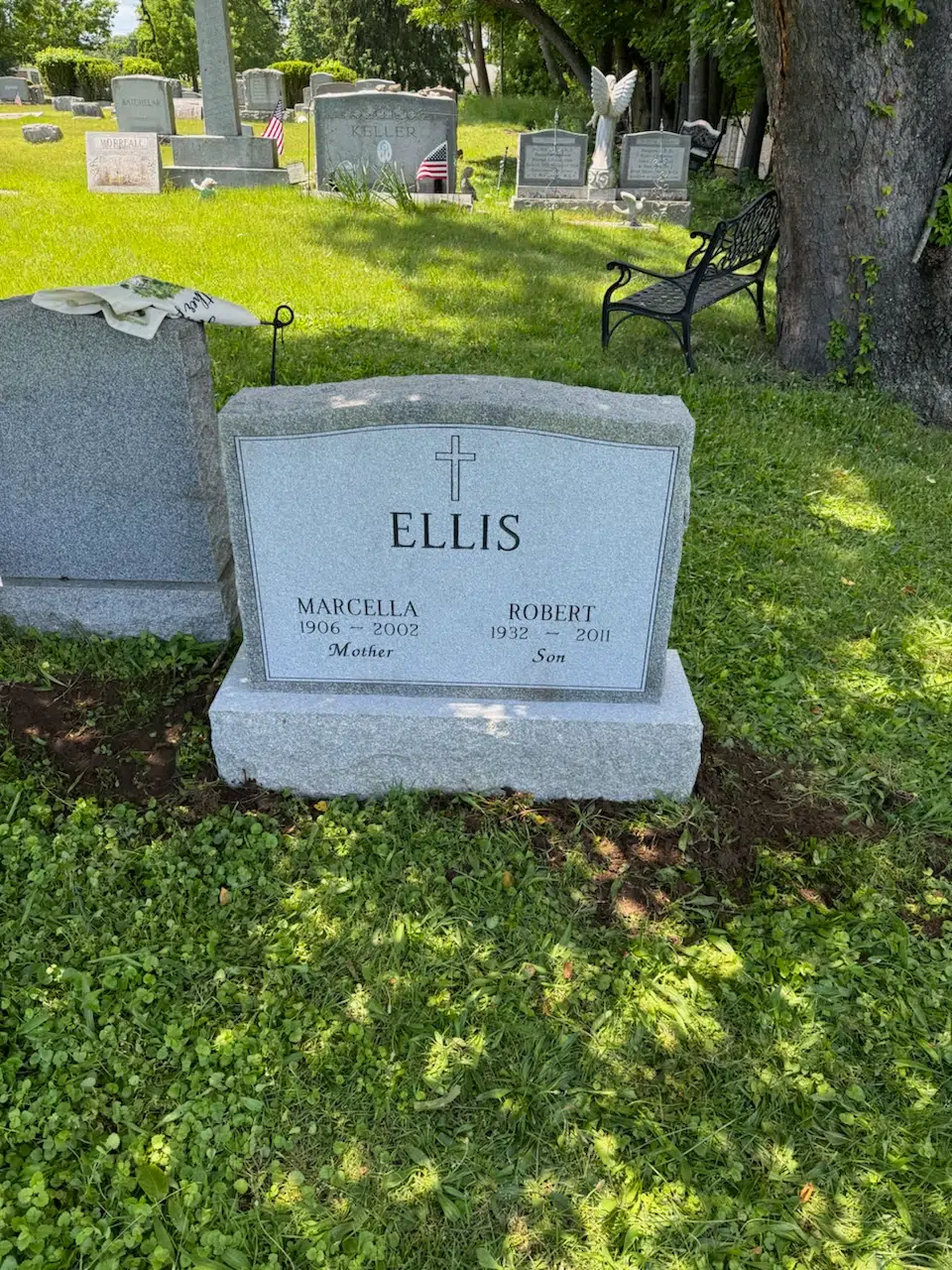 Granite Slant Headstone hand-carved by Slant Marker Guide in NJ — image 4